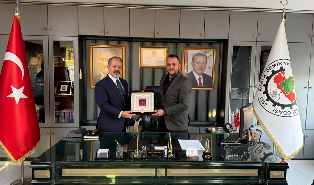 İslam Memiş’ten Konya Demirciler Odası’na ziyaret