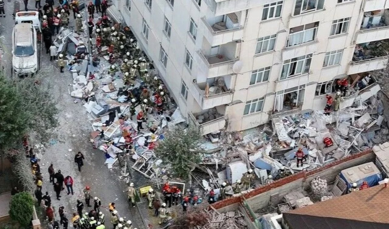 Maltepe’de 7 katlı binada çökme! Enkazda kaç kişinin olduğu açıklandı