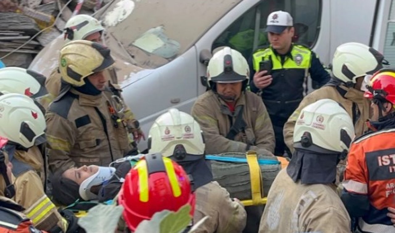 İstanbul’da çöken binada 2 kişi hayatını kaybetti, 2 kişi aranıyor