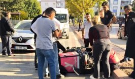Konya’da otomobil motosikletli kuryeye çarptı: 1 kişi yaralı