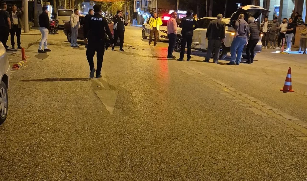 Konya’da iki otomobil çarpıştı! Yaralılar var