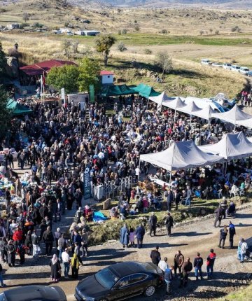 Konya’da asırlık gelenek! 10 ton peynir mağaralardan çıkarıldı