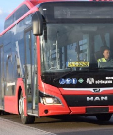 Konya Büyükşehir Belediyesi 50 otobüs şoförü alacak! Başvurular başladı