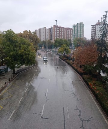  Konya’ya rahmet yağdı, şehir yağmura doydu