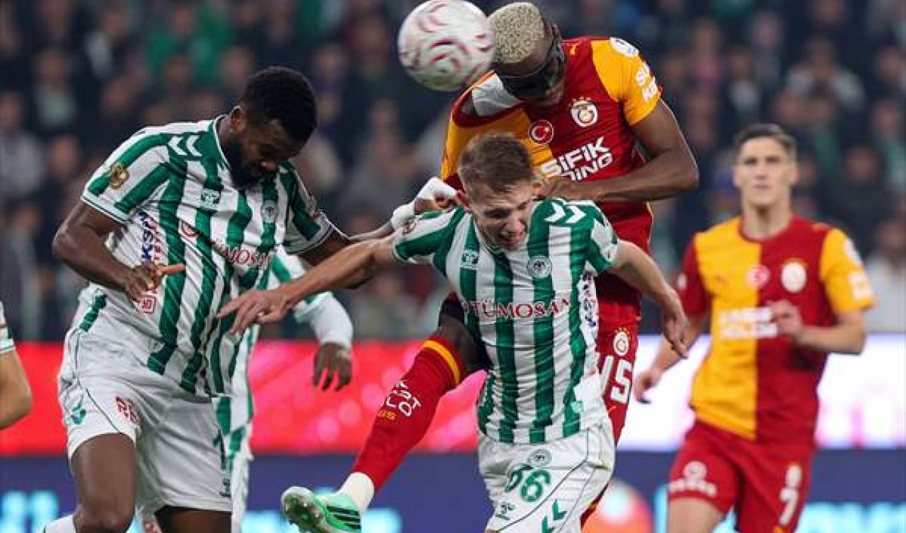 Konyaspor evinde yıkıldı! Galatasaray’a mağlup oldu