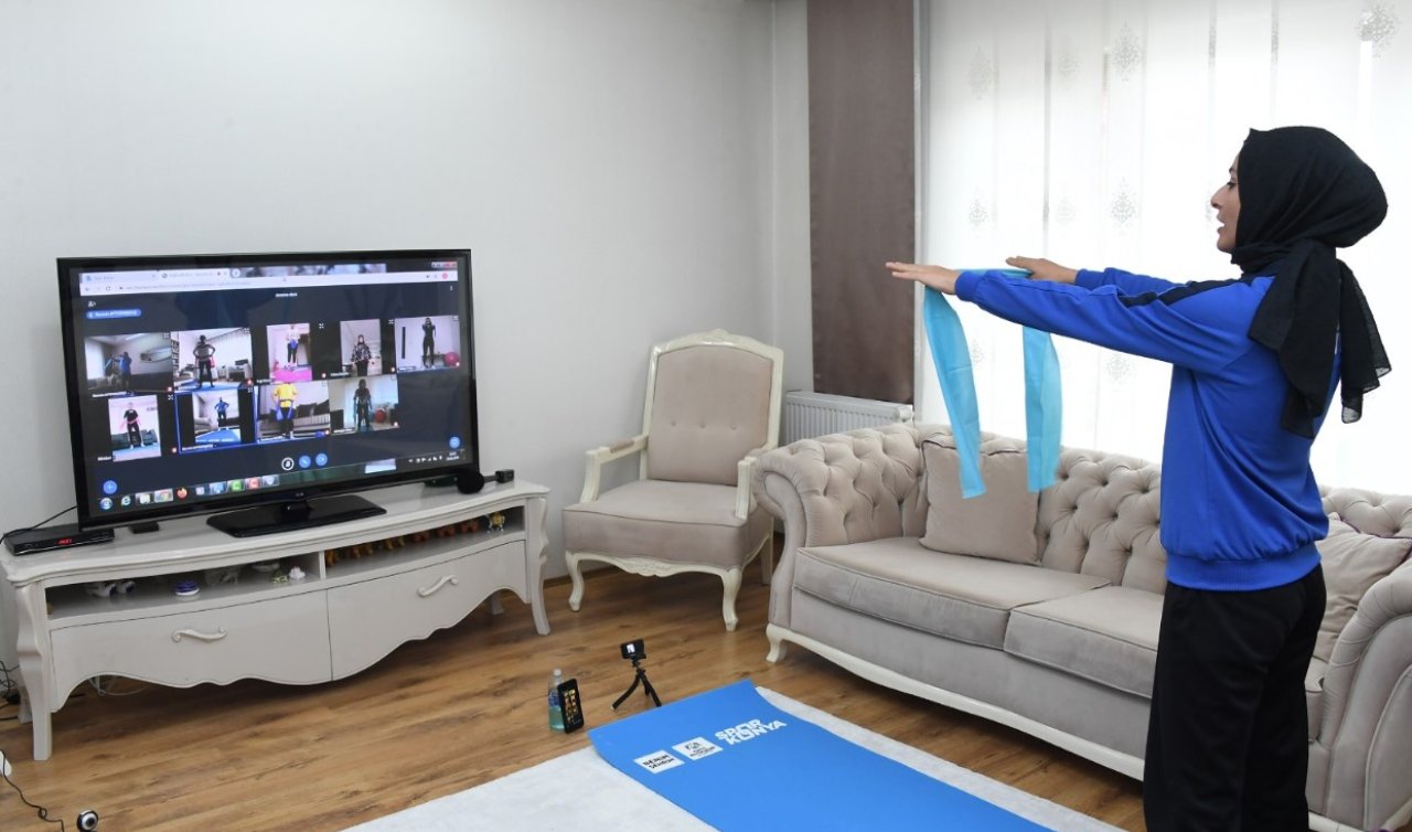 Konya’da evde spor yapmak isteyen kadınlar için kayıtlar açılıyor