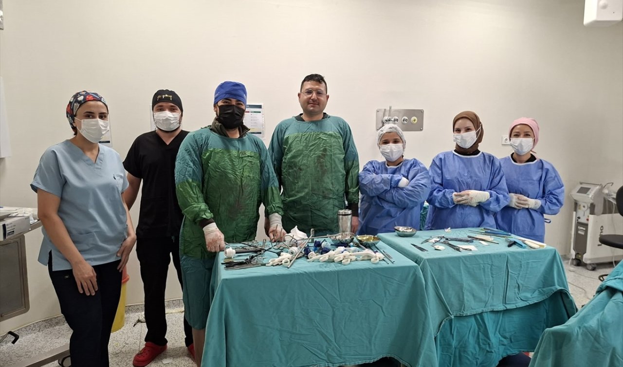 Konya’da hastanın pankreasından 15 santimetrelik tümör çıkartıldı